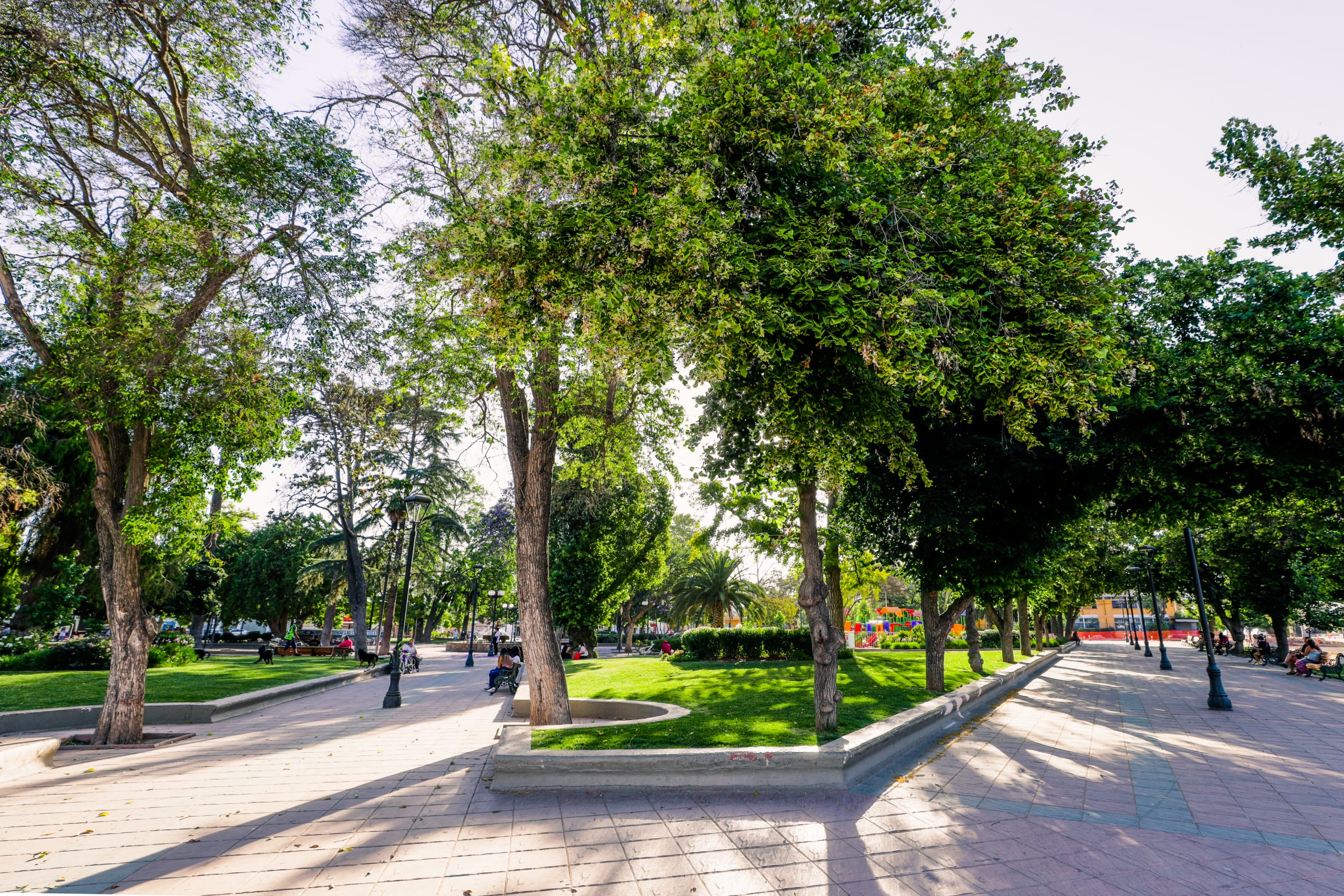 Plaza del centro de Buin cercano a Condominio Los Boldos